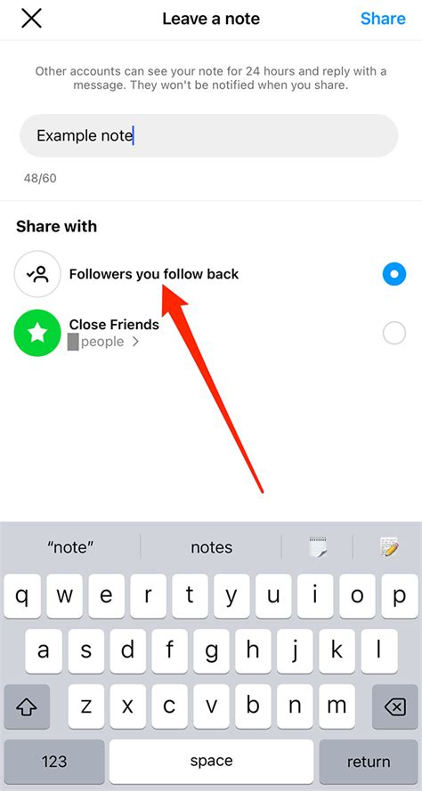 how to create a note on instagram post