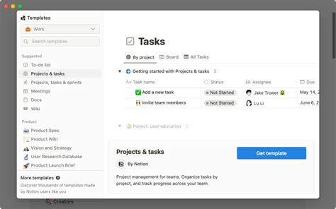 how to create a notion template