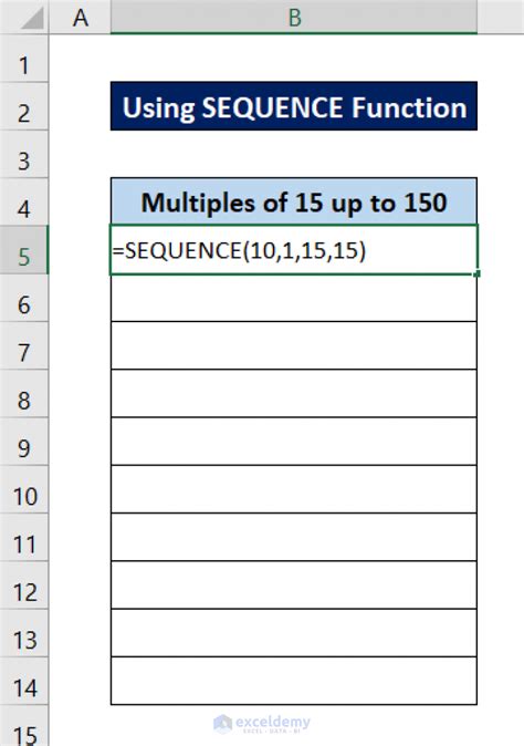 how to create a number sequence in excel without dragging