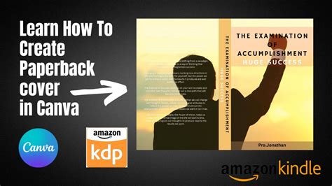 how to create a paperback book cover in canva