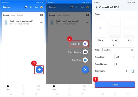 how to create a pdf on my android phone