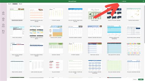 how to create a personal calendar in excel