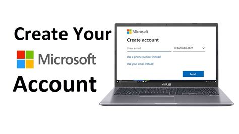 how to create a personal microsoft account with work email