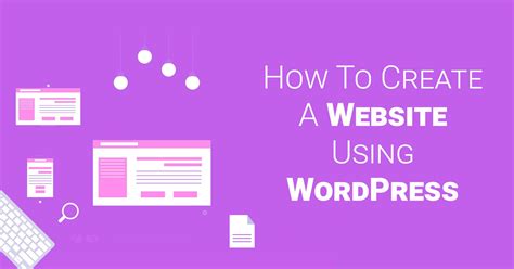 how to create a personal website using wordpress