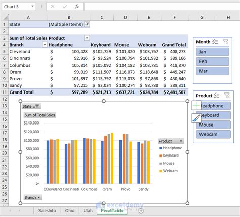 how to create a pivot report in excel
