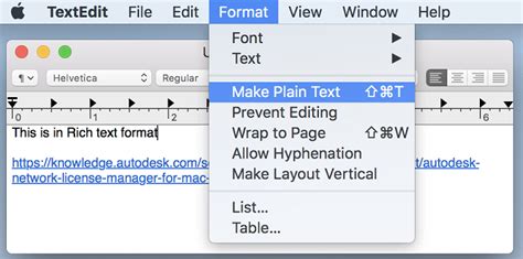 how to create a plain text document on mac