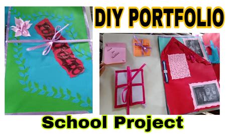 how to create a portfolio for school project