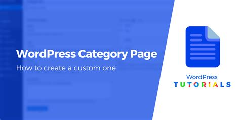 how to create a product category page in wordpress
