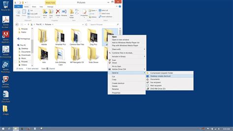 how to create a program shortcut on desktop