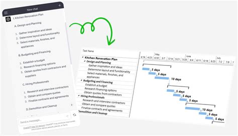 how to create a project in chat gpt