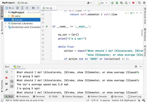 how to create a project in python