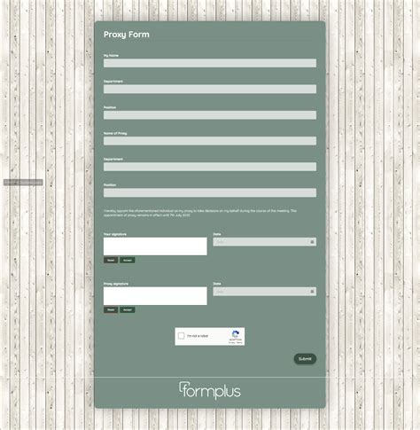 how to create a proxy form