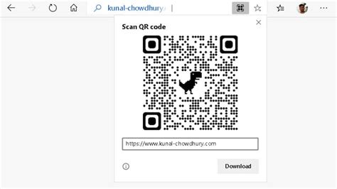 how to create a qr code for a web page