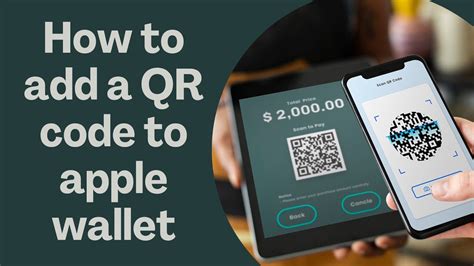 how to create a qr code for apple wallet