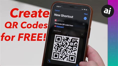 how to create a qr code for free on iphone
