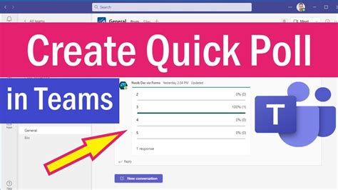 how to create a quick poll