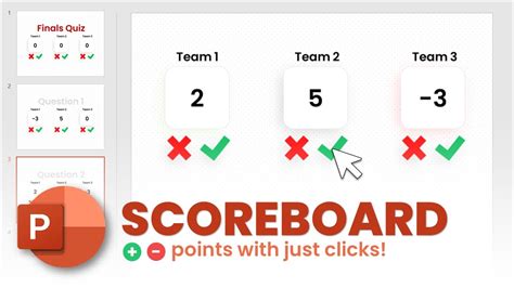 how to create a quiz in powerpoint with score
