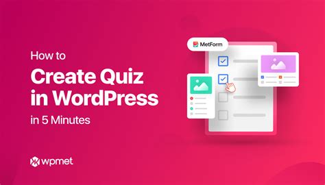 how to create a quiz in wordpress