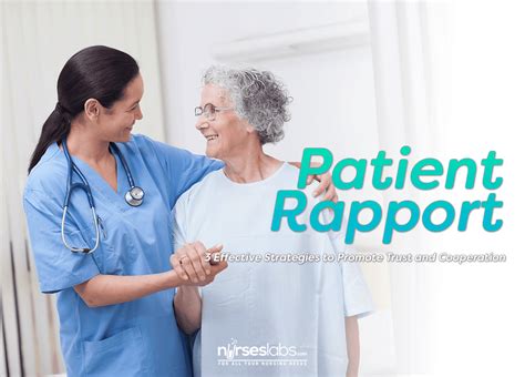 how to create a rapport with a patient