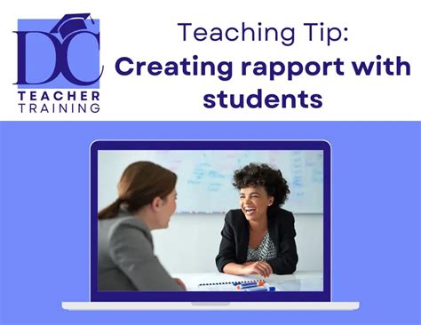 how to create a rapport with students