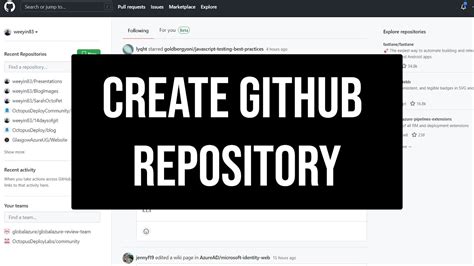 how to create a repository in github youtube
