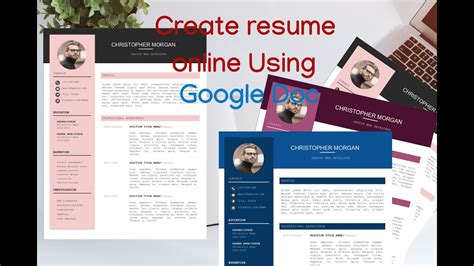 how to create a resume using google doc youtube video