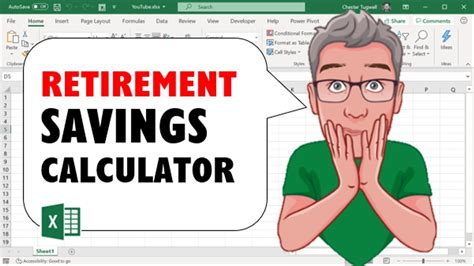 how to create a retirement calculator in excel