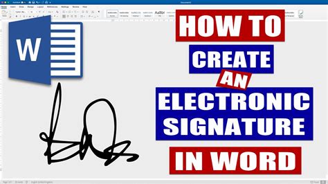 how to create a reusable digital signature in microsoft word