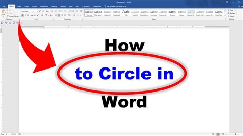 how to create a round picture in word