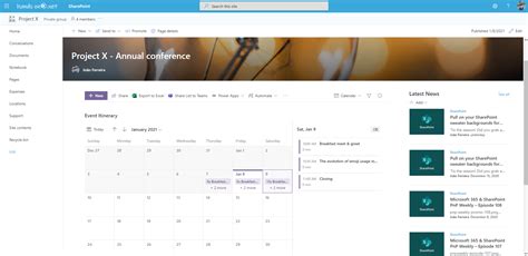 how to create a schedule in sharepoint