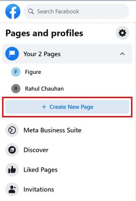 how to create a second facebook page