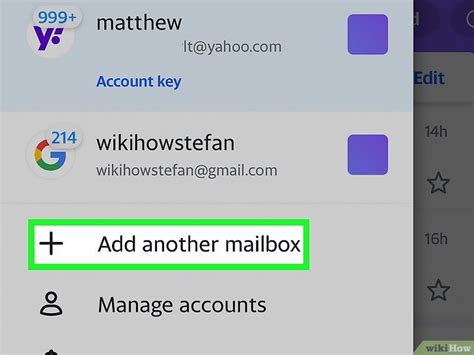 how to create a second yahoo email account on iphone