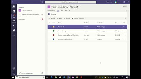 how to create a sharepoint folder in teams