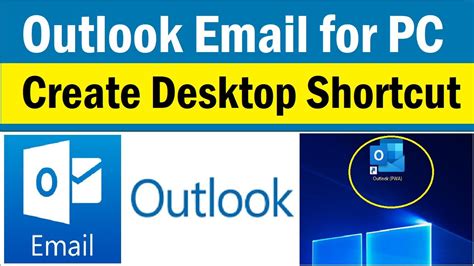 how to create a shortcut for email on desktop