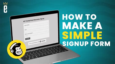 how to create a signup form in mailchimp
