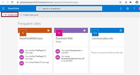 how to create a teams site in sharepoint