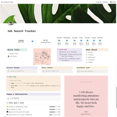 how to create a template page in notion