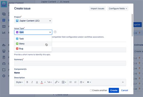 how to create a test project in jira