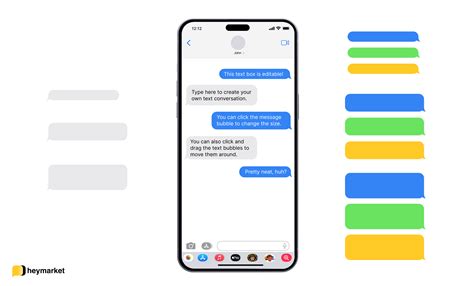 how to create a text message template