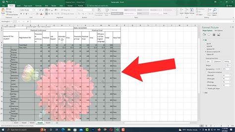 how to create a text table in excel