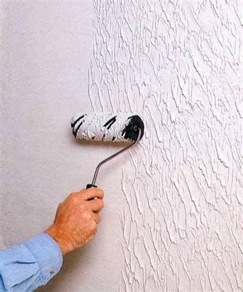 how to create a textured ceiling with a roller