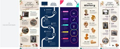 how to create a timeline using canva