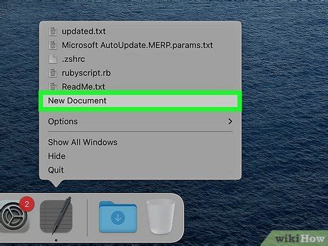 how to create a txt file in mac
