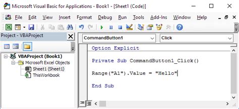 how to create a visual basic macro in excel