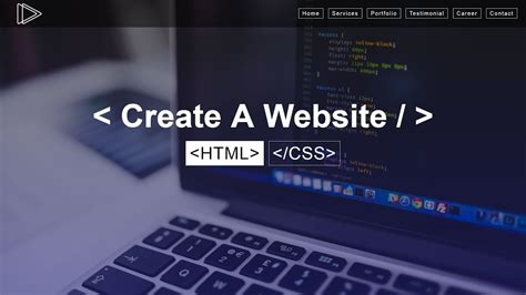 how to create a website using html css and javascript step by step