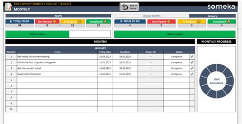 how to create a weekly task list in excel
