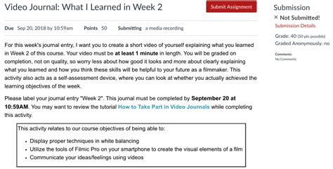 how to create a writing assignment in canvas