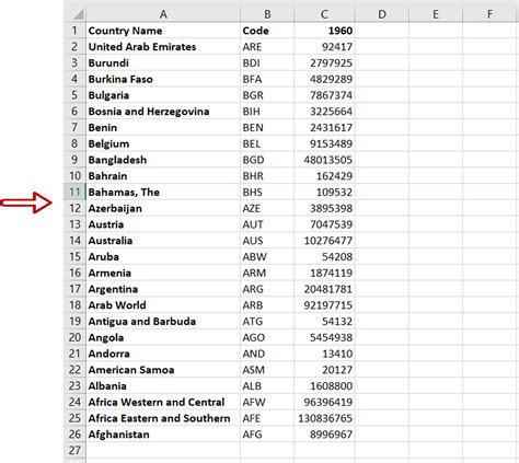 how to create alphabetical order in excel