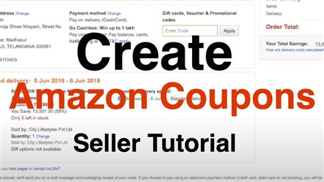 how to create amazon coupon code