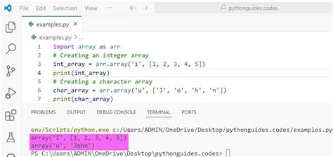 how to create an array from a text file python